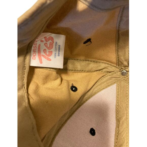 Dorsett Tees Mens Tan Bahamas Embroidered Adjustable Ball Cap One Size Unisex - Picture 6 of 6